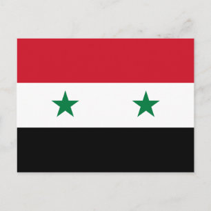 Carte Postale Drapeau Syrie