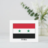 Carte Postale Drapeau syrien (Debout devant)