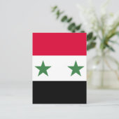 Carte Postale Drapeau syrien (Debout devant)