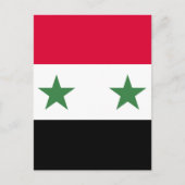 Carte Postale Drapeau syrien (Devant)