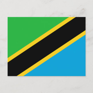Carte postale Drapeau Tanzanie