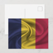 Carte Postale Drapeau Tchad (Devant / Derrière)