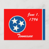 Carte postale Drapeau Tennessee (Devant)