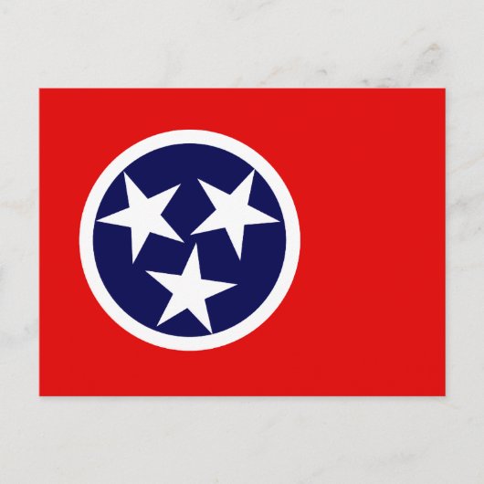CARTE POSTALE DRAPEAU TENNESSEE (Devant)