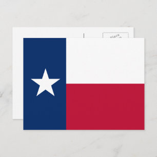 Carte Postale Drapeau texan, Drapeau du Texas