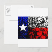 Carte Postale Drapeau Texas (Devant / Derrière)