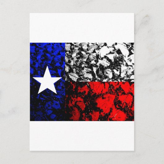 Carte Postale Drapeau Texas (Devant)