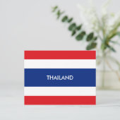 Carte Postale drapeau thaïlandais (Debout devant)