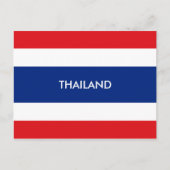 Carte Postale drapeau thaïlandais (Devant)