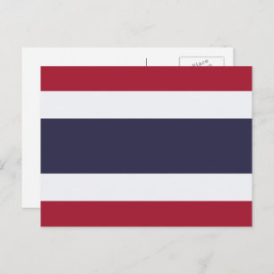 Carte Postale Drapeau thaïlandais, Drapeau thaïlandais