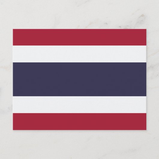 Carte Postale Drapeau thaïlandais (Thaïlande) (Devant)