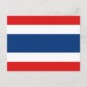 Carte postale Drapeau Thaïlande