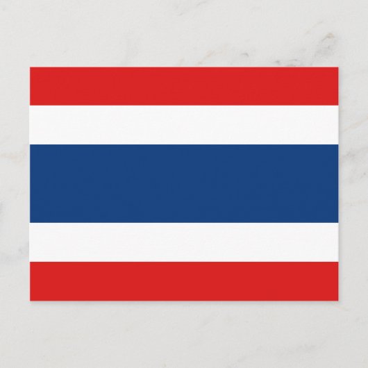 Carte postale Drapeau Thaïlande (Devant)