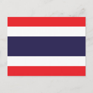 Carte Postale Drapeau Thaïlande
