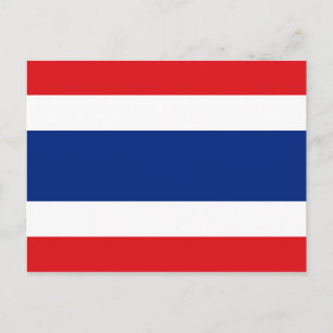 Carte postale Drapeau Thaïlande