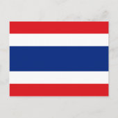 Carte postale Drapeau Thaïlande (Devant)