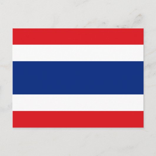 Carte postale Drapeau Thaïlande (Devant)