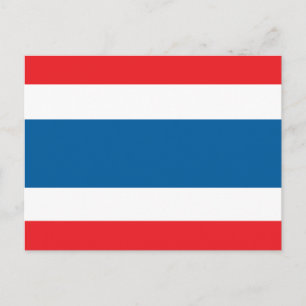 Carte Postale Drapeau Thaïlande