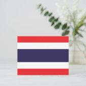 Carte postale Drapeau Thaïlande (Debout devant)