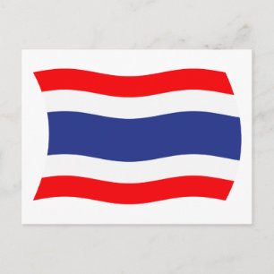 Carte postale Drapeau Thaïlande