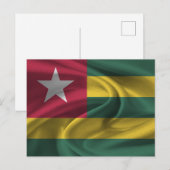 Carte Postale Drapeau Togo (Devant / Derrière)