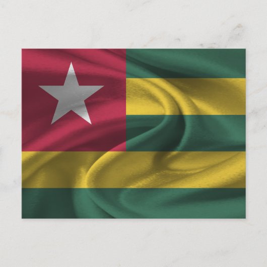 Carte Postale Drapeau Togo (Devant)