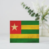 Carte Postale Drapeau Togo (Debout devant)