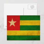 Carte Postale Drapeau Togo (Devant / Derrière)