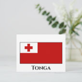 Carte Postale Drapeau Tonga (Debout devant)