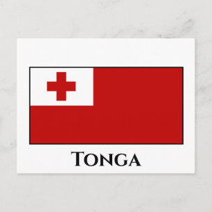 Carte Postale Drapeau Tonga