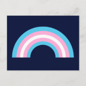 Carte Postale Drapeau Transgenre Rainbow Pride (Devant)