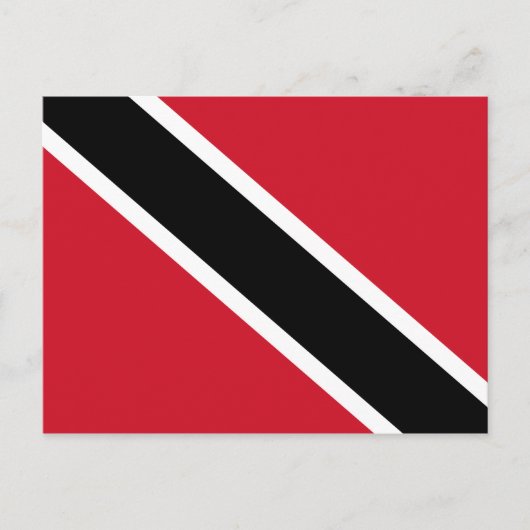 Carte postale Drapeau Trinité-et-Tobago (Devant)