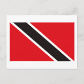 Carte postale Drapeau Trinité-et-Tobago (Devant)