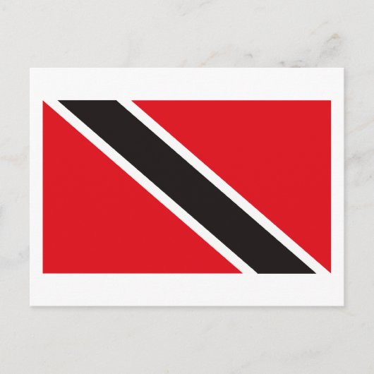 Carte postale Drapeau Trinité-et-Tobago (Devant)