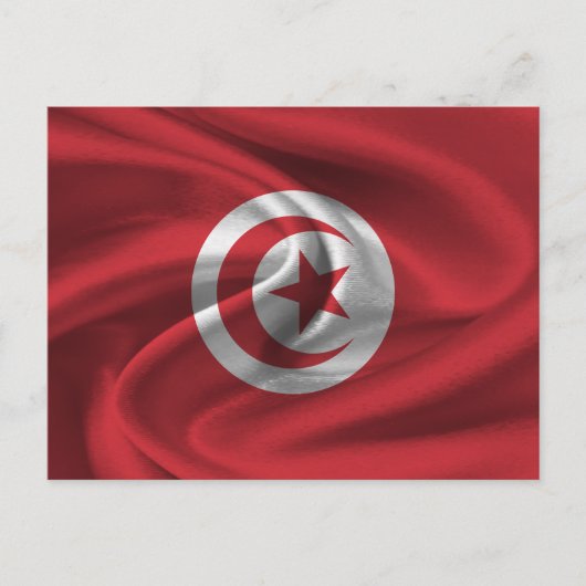 Carte Postale Drapeau tunisien (Devant)