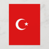Carte Postale Drapeau turc (Devant)
