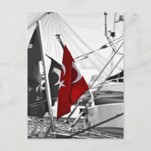 Carte Postale Drapeau turc - Al Sancak