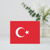 Carte Postale Drapeau turc (Turquie) (Debout devant)