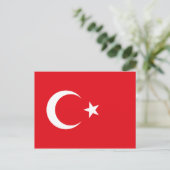 Carte postale Drapeau Turquie (Debout devant)
