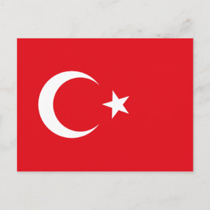 Carte postale Drapeau Turquie