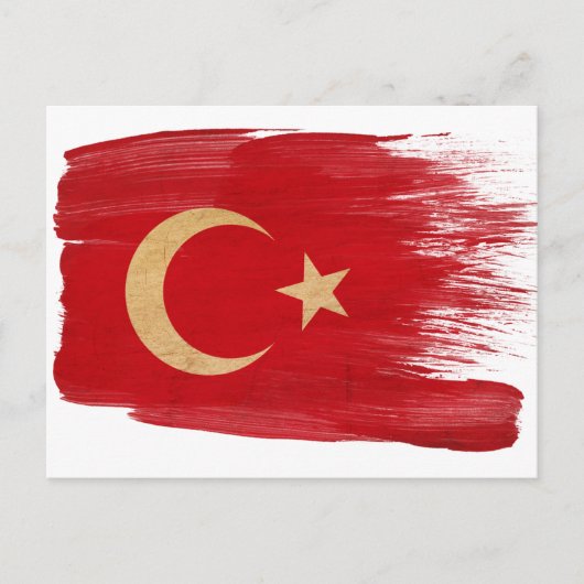 Carte postale Drapeau Turquie (Devant)