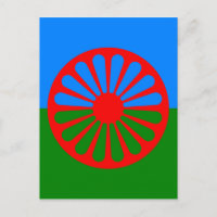 Drapeau tzigane romani officiel