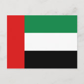 Carte postale Drapeau UAE (Devant)