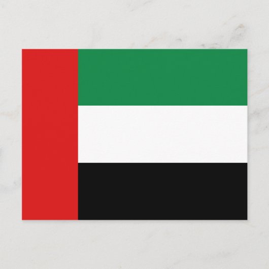Carte postale Drapeau UAE (Devant)
