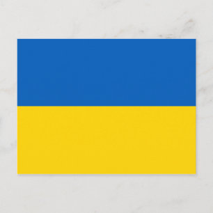 Carte Postale Drapeau Ukraine