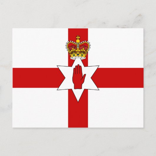 Carte Postale Drapeau Ulster Banner Irlande du Nord (Devant)