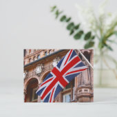 Carte Postale drapeau union jack (Debout devant)