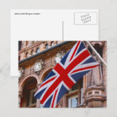Carte Postale drapeau union jack (Devant / Derrière)