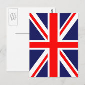 Carte Postale Drapeau Union Jack (Devant / Derrière)