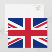 Carte Postale Drapeau Union Jack du Royaume-Uni (Devant / Derrière)
